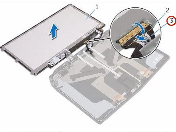 Dell Alienware 13 R2 Display Panel Replacement, Lifting the Latch: crwdns2935265:078crwdnd2935265:02crwdnd2935265:03crwdne2935265:0