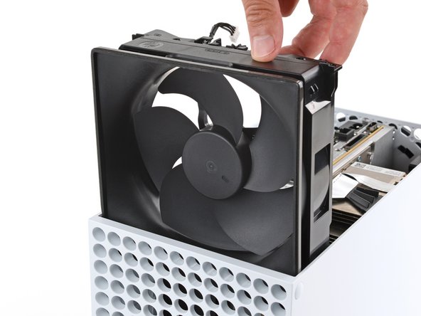 How to Open and Clean an Xbox Series X (Digital Edition), Remove the fan: step 12, image 2 of 3