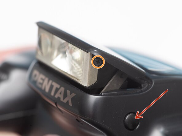 Pentax PZ-1p Top Cover Removal, Remove flash cover: crwdns2935265:01crwdnd2935265:01crwdnd2935265:03crwdne2935265:0