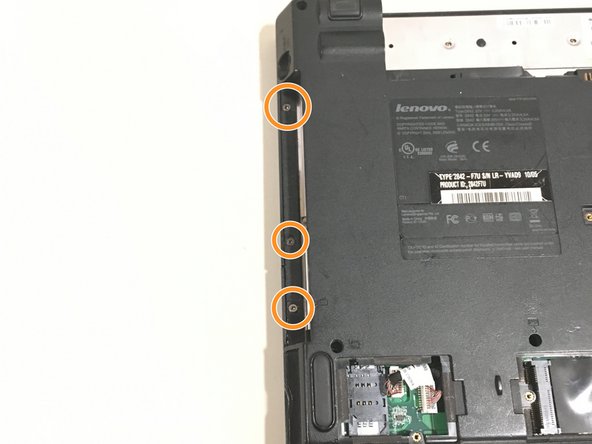 Lenovo ThinkPad SL410 Teardown, Step 6: Bottom Case Screws: crwdns2935265:07crwdnd2935265:02crwdnd2935265:03crwdne2935265:0