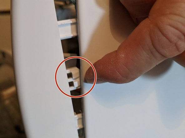 Washing Machine Disassembly to Access Water Drain Pump, Remove control panel: step 4, image 3 of 3