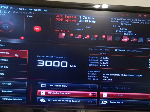 MSI Z370 Gaming Pro Carbon RAM Reseating and Replacement: crwdns2935265:09crwdnd2935265:02crwdnd2935265:03crwdne2935265:0