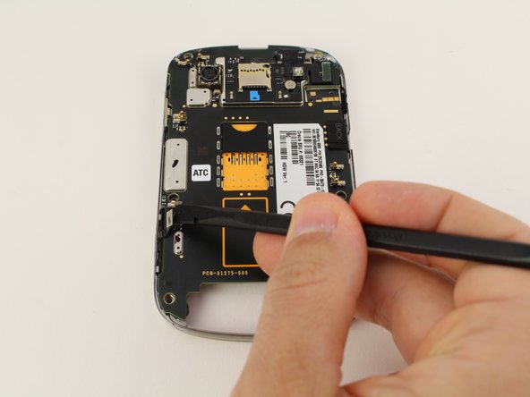 Blackberry Bold 9900 Screen Replacement, Power/Volume Button: step 11, image 3 of 3