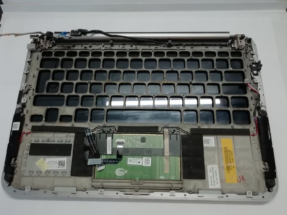 Replacement of the keyboard on a Dell XPS 12 9Q23, Remove the keyboard: step 27, image 2 of 2