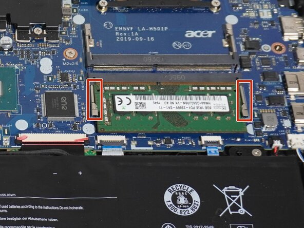 Acer Nitro 5 AN515-54 (Intel) RAM Replacement: step 4, image 1 of 3