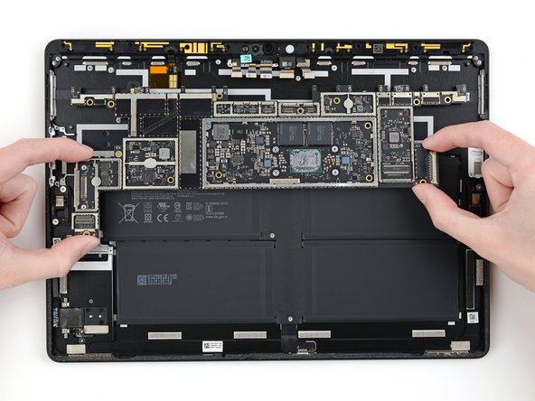 Microsoft Surface Pro X Volume Button Cable Replacement: passo 106, immagine 2 di 3