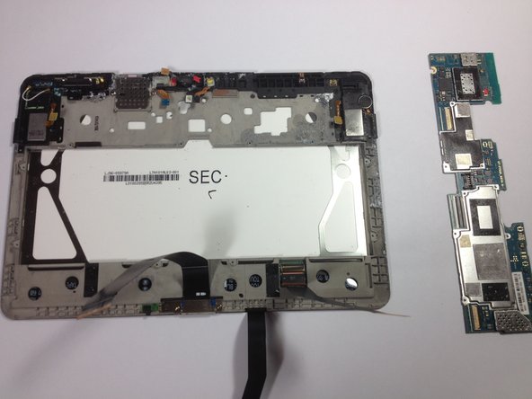 Samsung Galaxy Tab 10.1 Motherboard Replacement, Motherboard Removal: crwdns2935265:011crwdnd2935265:02crwdnd2935265:02crwdne2935265:0