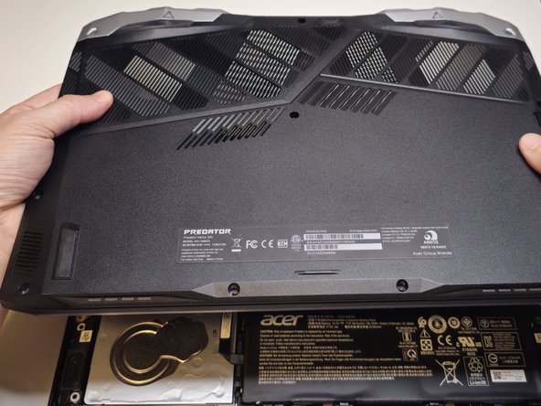 Acer Predator Helios 300 PH315-53 Bottom Case Replacement: crwdns2935265:05crwdnd2935265:03crwdnd2935265:03crwdne2935265:0