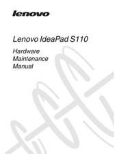 Lenovo IdeaPad S110 Hardware Maintenance Manual