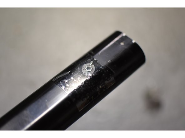 L.L.Bean Rolling Backpack Handle disassembly and lubrication, The rivet: crwdns2935265:020crwdnd2935265:03crwdnd2935265:03crwdne2935265:0