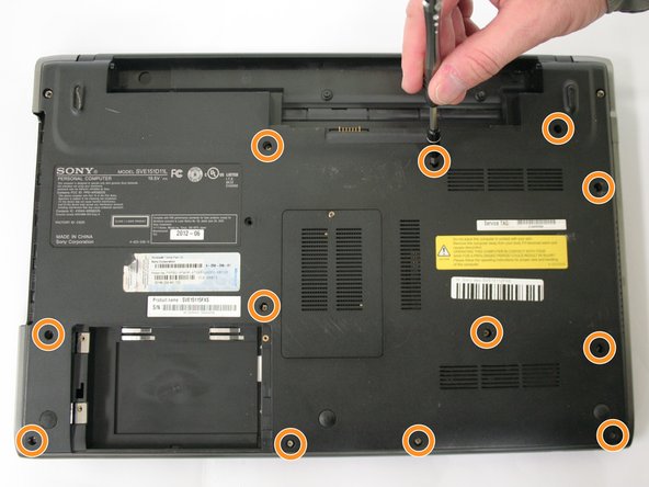 Sony Vaio SVE15112FXS Fan Replacement: crwdns2935265:09crwdnd2935265:02crwdnd2935265:03crwdne2935265:0