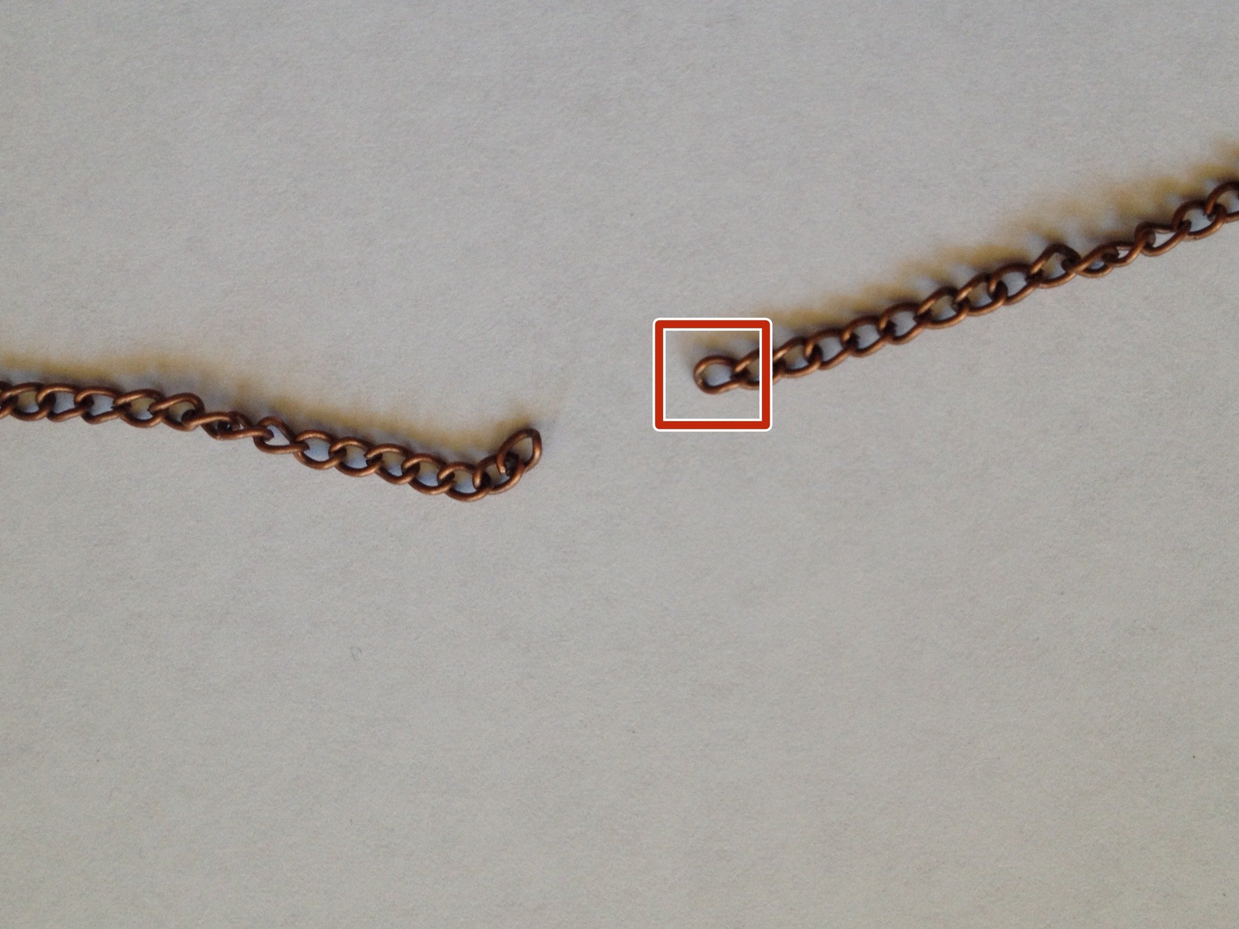 How to fix chain link necklace