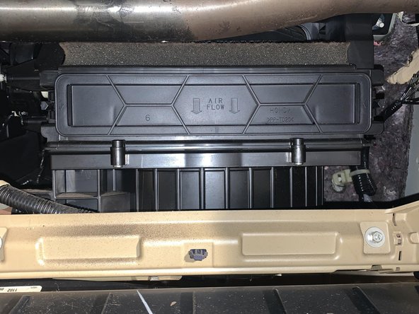 2012 Honda Accord LX-P Cabin Air Filter Replacement: step 4, image 1 of 2