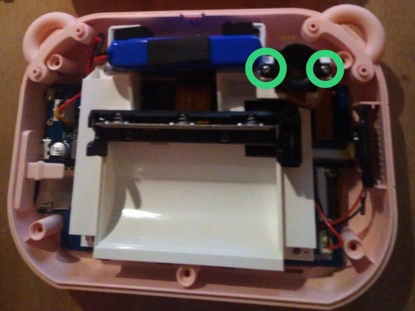 Fix the MyFirst Camera Insta 2 charge issue, Remove the cartridge-holding piece: crwdns2935265:04crwdnd2935265:02crwdnd2935265:03crwdne2935265:0