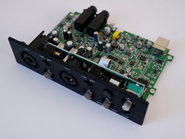 Komplete Audio 2 USB Port Replacement, Detaching the front panel: step 7, image 3 of 3