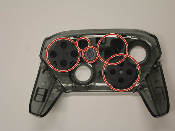 Nintendo Switch Pro控制器按钮/ D-Pad更换指南: 步骤 12 中的图像 1，3