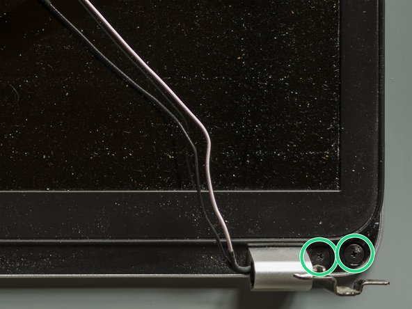 Upgrade the display panel and replace the display cable, Remove the 4 screws of the display bezel: crwdns2935265:023crwdnd2935265:02crwdnd2935265:03crwdne2935265:0