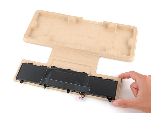 HP EliteBook 840 Aero G8 Battery Replacement, Remove the replacement battery: crwdns2935265:015crwdnd2935265:03crwdnd2935265:03crwdne2935265:0