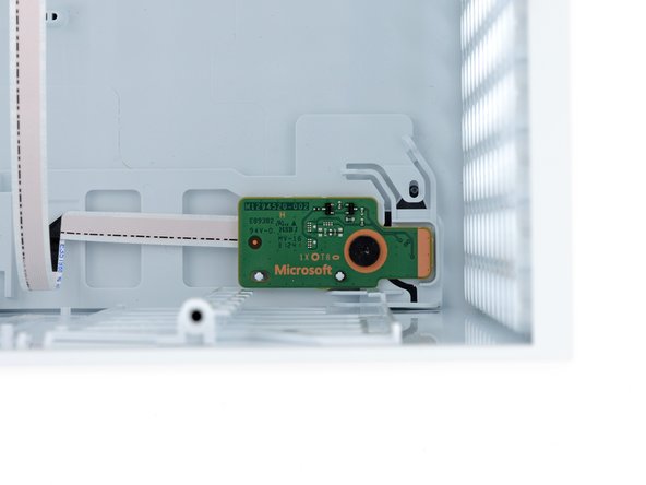 Power Button Board Removal, Remove the power button board screw: stap 0, afbeelding 2 van 2