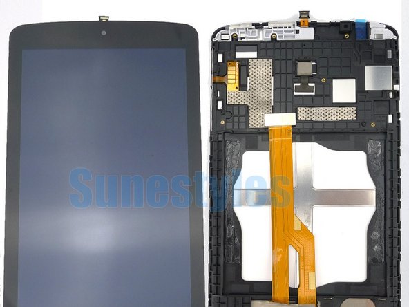 LG G Pad F 7.0 LK430 LCD Display Touch Screen Digitizer Glass Assembly Replacement: 步骤 7 中的图像 1，1