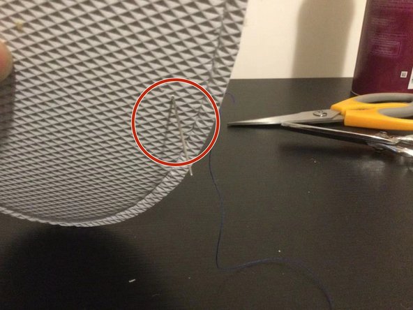 How to Fix a Torn Slipper, Sew the bottom and the vamp together.: step 6, image 2 of 3