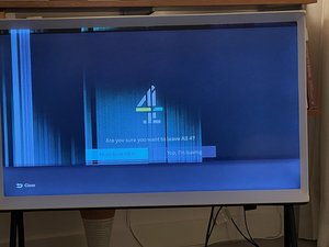 Ghosting On The Screen And Lots Of Lines Samsung Television Ifixit