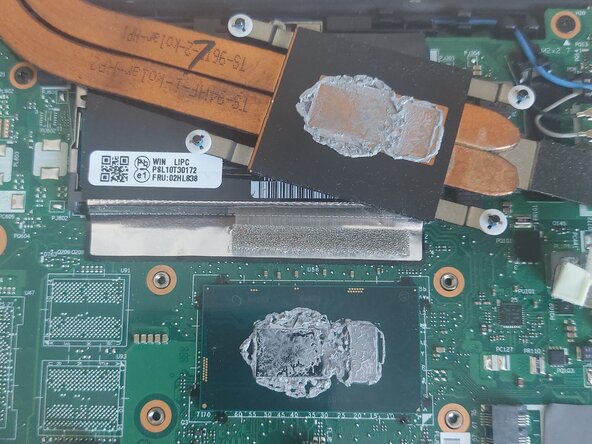 Lenovo ThinkPad T480s Thermal Paste Replacement, Changing the thermal paste.: crwdns2935265:02crwdnd2935265:03crwdnd2935265:03crwdne2935265:0