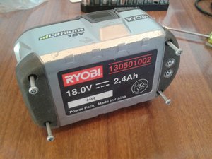 Reequilibrio de celdas de la batería de iones de litio Ryobi One+ de 18 V (130501002)v