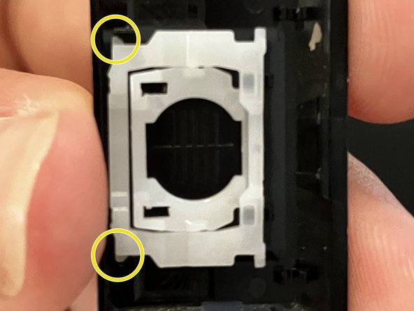Cherry Stream Desktop - Low Profile Keycap - Repair, Join the small with the larger bracket: 3 단계, 이미지 2개 중 2개