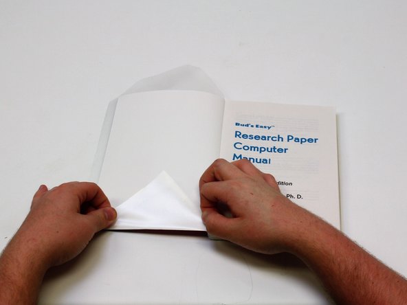 How to Repair A Damaged  Book Cover: 11 단계, 이미지 3개 중 2개