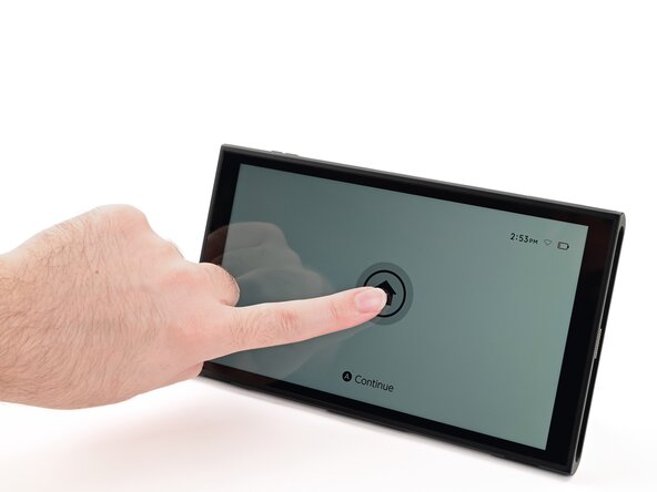 Nintendo Switch 2 Microphone Replacement, Test the console: crwdns2935265:056crwdnd2935265:02crwdnd2935265:02crwdne2935265:0