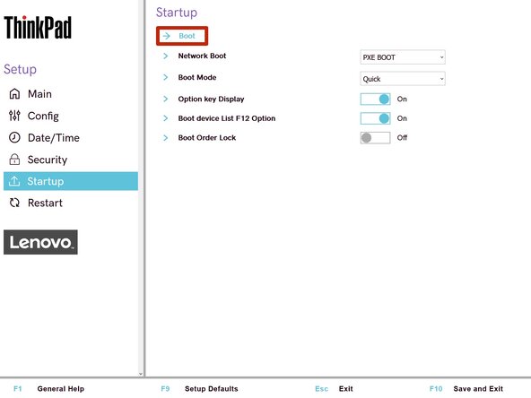 How to Install Linux on a Windows PC, Configure BIOS: crwdns2935265:07crwdnd2935265:02crwdnd2935265:03crwdne2935265:0