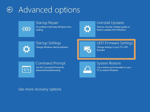 How to Install Linux on a Windows PC, Enter BIOS: crwdns2935265:06crwdnd2935265:02crwdnd2935265:02crwdne2935265:0