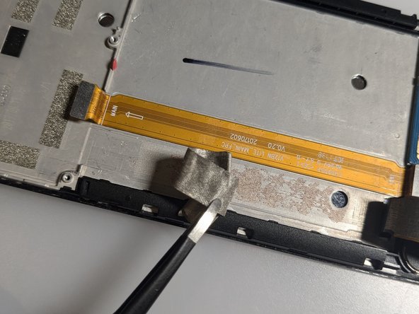 Wiko View Screen Replacement, Remove the display cable: crwdns2935265:012crwdnd2935265:03crwdnd2935265:03crwdne2935265:0