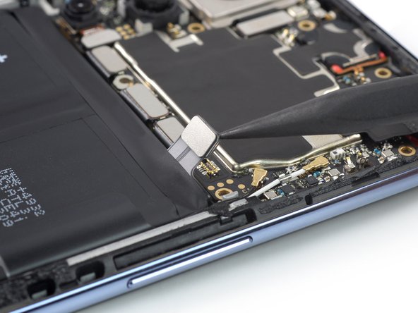 OnePlus Nord 2 5G Battery Replacement, Disconnect the battery cable: crwdns2935265:015crwdnd2935265:02crwdnd2935265:02crwdne2935265:0