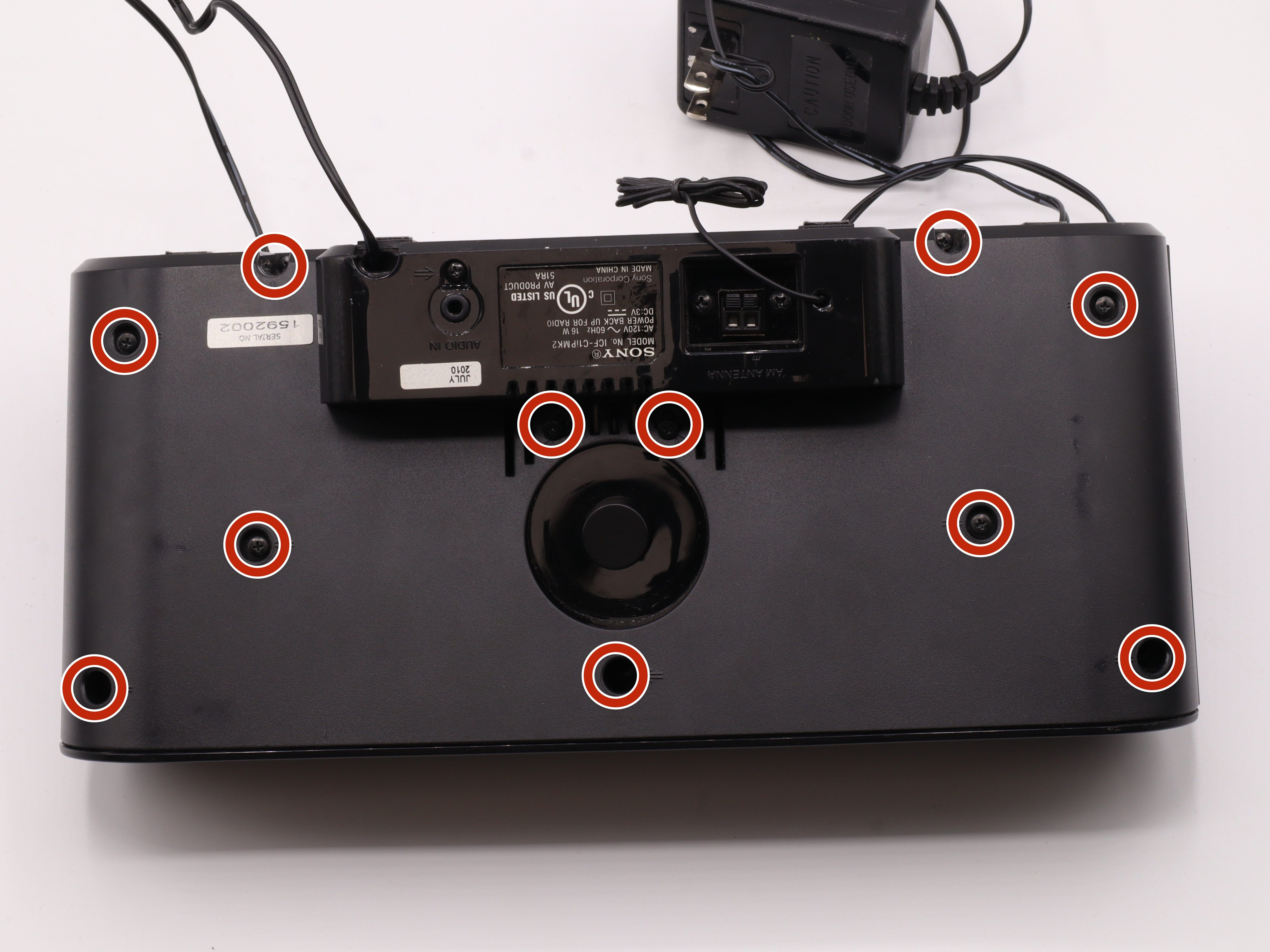 SONY ICF-2010 パッシブスピーカー仕様 Sony ICF-SW55 radio Repair Kit Panasonic Japan & AVX