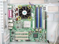 Removing HP Compaq dx2000MT Processor
