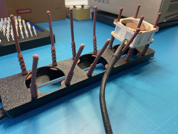 Modixia Cooling Fan Block Preparation - Infinity PC, Cooling fan installation: step 3, image 2 of 3