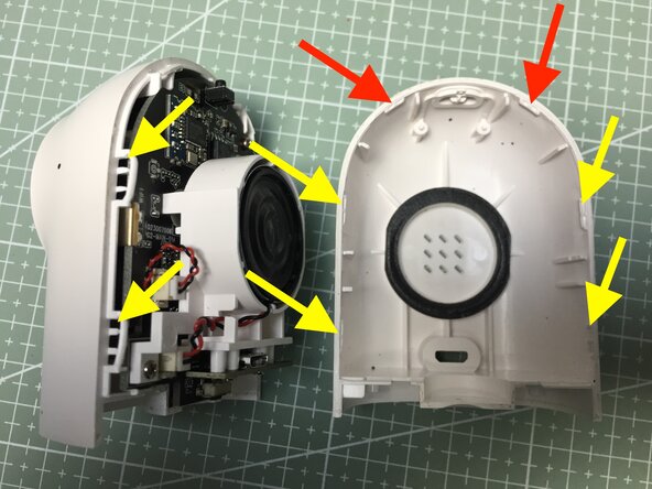 Démontage complet caméra Aqara G2H / G2H-Pro, Ouverture de la coque: étape 1, image 2 de 3