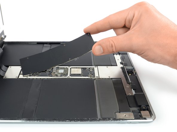 iPad Pro 12.9" 2nd Gen Screen Replacement, Remove the logic board EMI shield: crwdns2935265:027crwdnd2935265:03crwdnd2935265:03crwdne2935265:0
