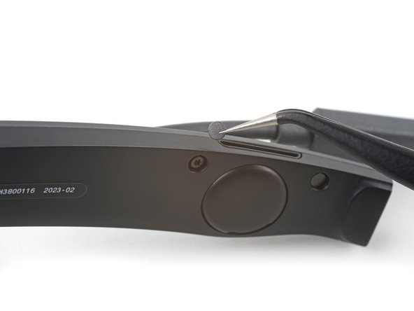 HTC Vive XR Elite Motion Sensor Replacement, Remove the screw covers: crwdns2935265:018crwdnd2935265:02crwdnd2935265:02crwdne2935265:0