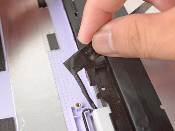 Framework Laptop 12 Display Replacement, Detach the webcam cable: 15 단계, 이미지 3개 중 3개