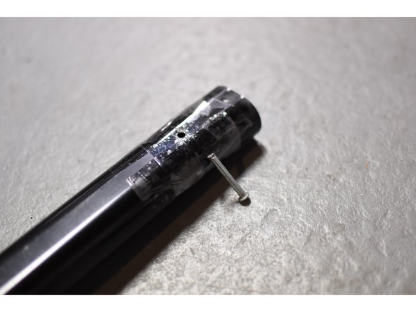 L.L.Bean Rolling Backpack Handle disassembly and lubrication, Removing the rivet: crwdns2935265:06crwdnd2935265:03crwdnd2935265:03crwdne2935265:0