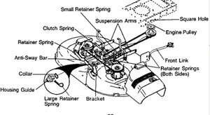 Craftsman lt1000 deck discount springs