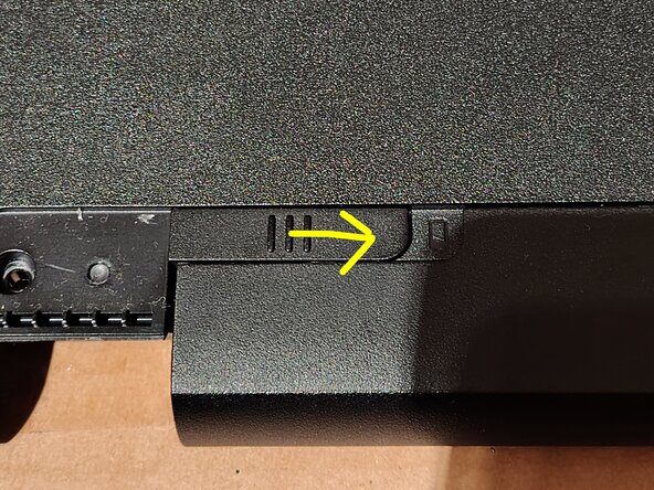 HP Notebook 15-ay087no Battery Replacement, Taking out the battery: step 1, image 1 of 3
