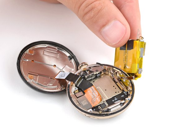 Google Pixel Watch 2 Battery Replacement, Reposition the battery: 20 단계, 이미지 3개 중 3개
