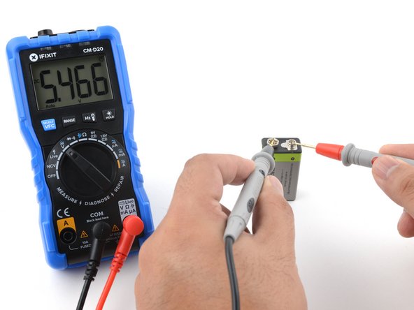 How To Use A Multimeter, Auto-ranging voltage measurement: crwdns2935265:011crwdnd2935265:02crwdnd2935265:02crwdne2935265:0
