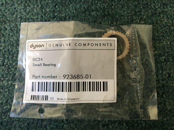 Dyson DC24 Ball Lower Small Bearing Replacement: crwdns2935265:06crwdnd2935265:02crwdnd2935265:02crwdne2935265:0