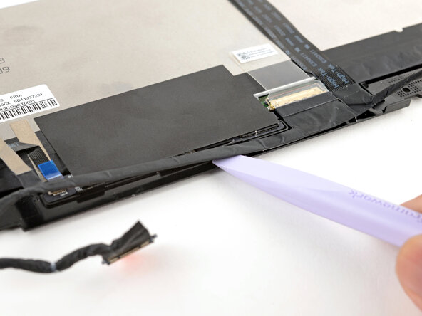 Framework Laptop 12 eDP Display Cable Replacement, Loosen the display cable: 43 단계, 이미지 2개 중 2개