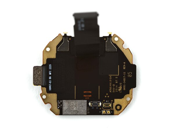 Google Pixel Watch 4 Chip ID, Main Board - Back Side - Connectivity: crwdns2935265:04crwdnd2935265:02crwdnd2935265:02crwdne2935265:0